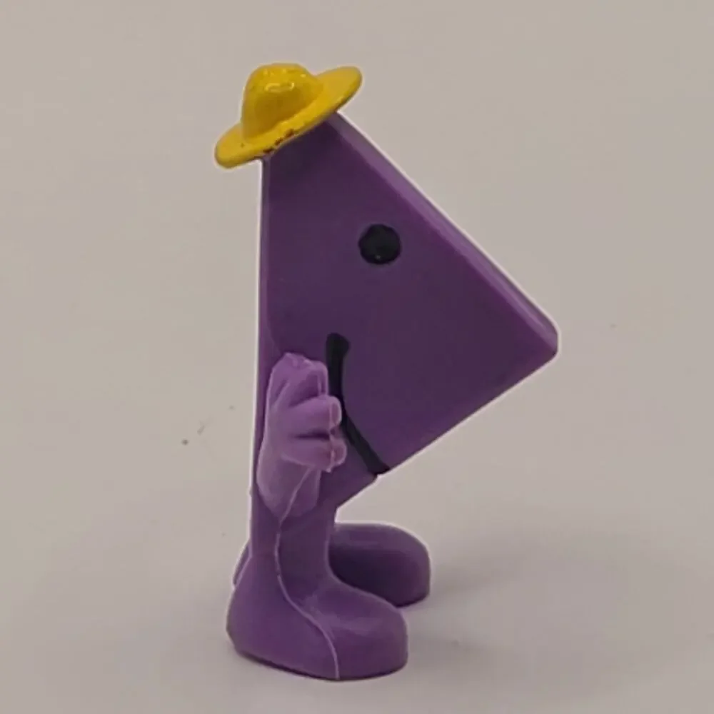 Mr. Rush from Mr. Men Little Miss Vtg 1978 Arby's Toy Mini Figure Hargreaves
